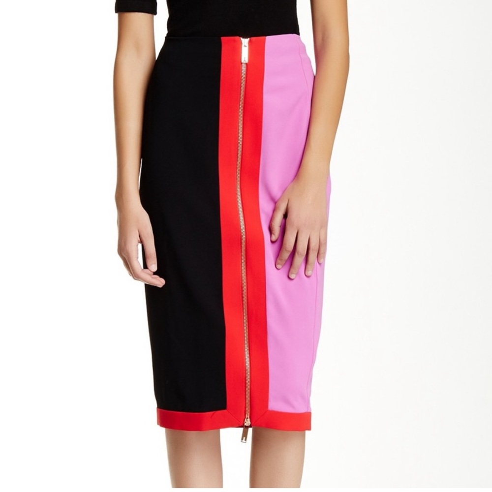 Ted Baker London Marta Zip Front Color Block
Pencil Skirt 4 (US 12)
